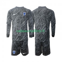 Finlande Maillot avec flocage Gardien Domicile 2024 ,Tenue Enfant ML