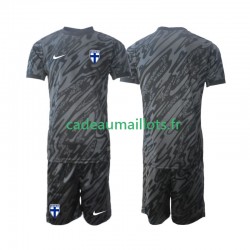 Finlande Maillot avec flocage Gardien Domicile 2024 ,Tenue Enfant MC