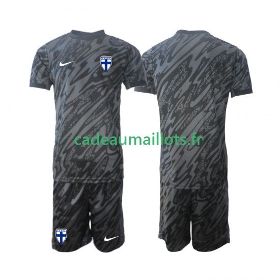 Finlande Maillot avec flocage Gardien Domicile 2024 ,Tenue Enfant MC