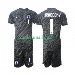 Finlande Maillot avec flocage HRADECKY 1 Gardien Domicile 2024 ,Tenue Enfant MC