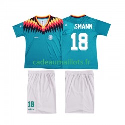 Allemagne Maillot avec flocage KLINSMANN 18 Rétro Extérieur 1994 ,Tenue Enfant MC