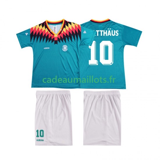 Allemagne Maillot avec flocage MATTHAUS 10 Rétro Extérieur 1994 ,Tenue Enfant MC