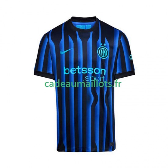 Inter Milan Maillot avec flocage Domicile 2025-2026 ,Homme MC