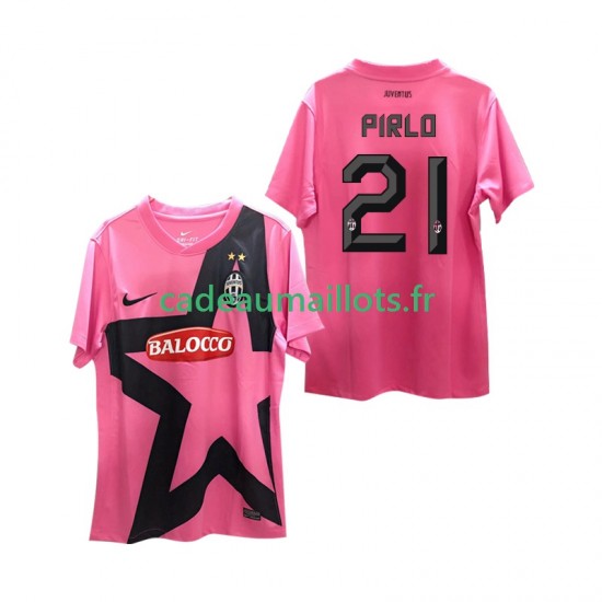Juventus Maillot avec flocage Andrea Pirlo 21 - Rétro Extérieur 2011 2012 ,Homme MC