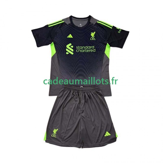 Liverpool Maillot avec flocage Gardien Domicile 2025-2026 ,Tenue Enfant MC