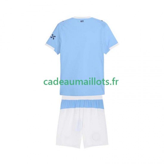 Manchester City Maillot avec flocage Domicile 2025-2026 ,Tenue Enfant MC