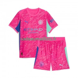 Manchester City Maillot avec flocage Gardien Extérieur 2025-2026 ,Tenue Enfant MC