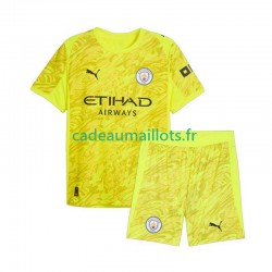 Manchester City Maillot avec flocage Gardien 3ème 2025-2026 ,Tenue Enfant MC