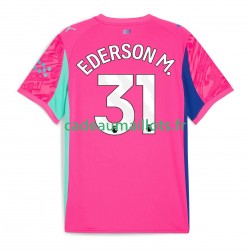 Manchester City Maillot avec flocage Ederson Moraes 31 Gardien Extérieur 2025-2026 ,Homme MC