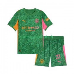 Manchester City Maillot avec flocage Ederson Moraes 31 Gardien Domicile 2025-2026 ,Tenue Enfant MC