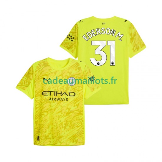 Manchester City Maillot avec flocage Ederson Moraes 31 Gardien 3ème 2025-2026 ,Homme MC Manchester City Maillot avec flocage Ederson Moraes 31 Gardien 3ème 2025-2026 ,Homme MC