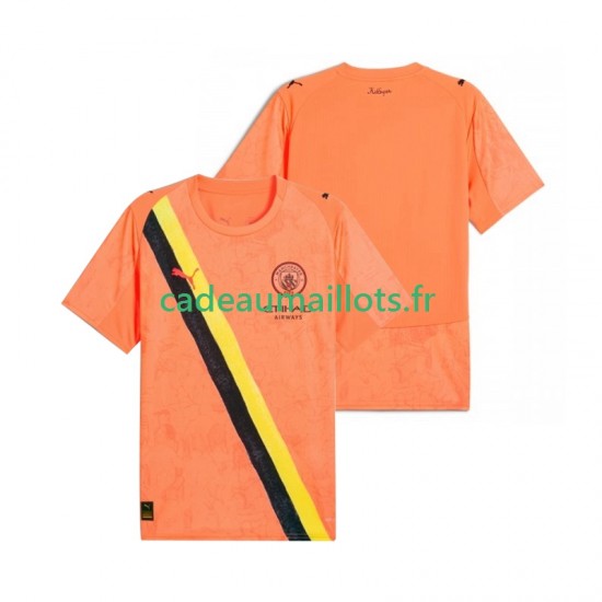 Manchester City Maillot avec flocage KIDSUPER Gardien Domicile 2025-2026 ,Homme MC