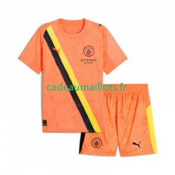 Manchester City Maillot avec flocage KIDSUPER Gardien Domicile 2025-2026 ,Tenue Enfant MC