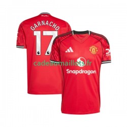 Manchester United Maillot avec flocage Alejandro Garnacho 17 Domicile 2025-2026 ,Homme MC