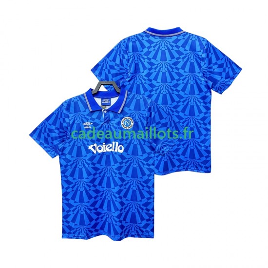 Naples Maillot avec flocage Rétro Domicile 1991 1993 ,Homme MC