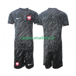 Pologne Maillot avec flocage Gardien Extérieur 2024 ,Tenue Enfant MC