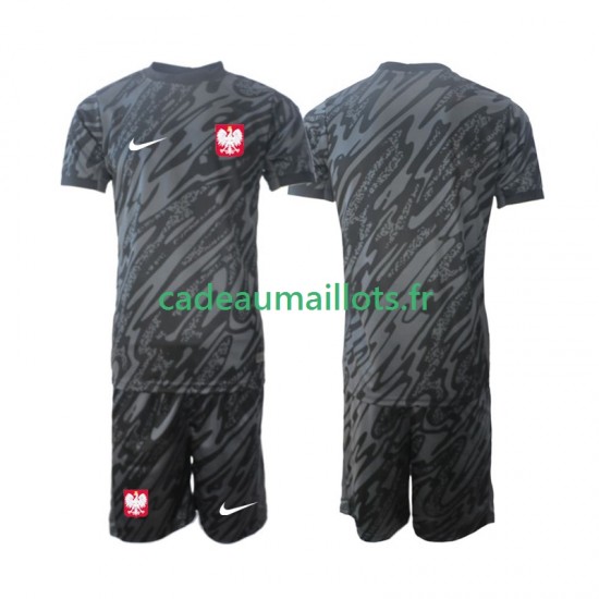 Pologne Maillot avec flocage Gardien Extérieur 2024 ,Tenue Enfant MC