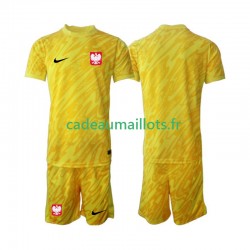 Pologne Maillot avec flocage Gardien Domicile 2024 ,Tenue Enfant MC
