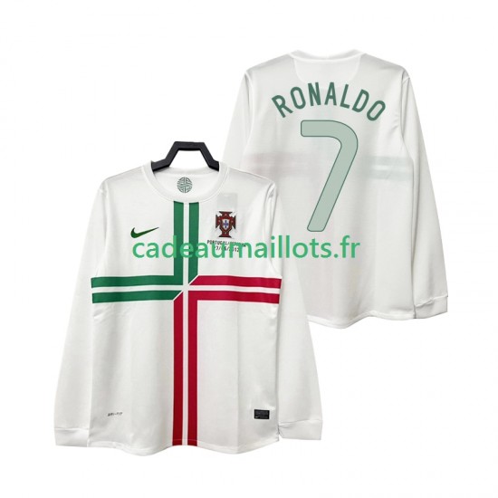 Portugal Maillot avec flocage Cristiano Ronaldo 7 Rétro Extérieur 2012 ,Homme ML