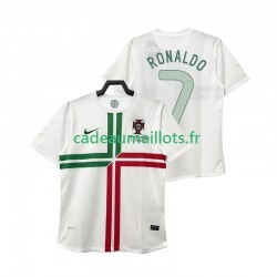 Portugal Maillot avec flocage Cristiano Ronaldo 7 Rétro Extérieur 2012 ,Homme MC