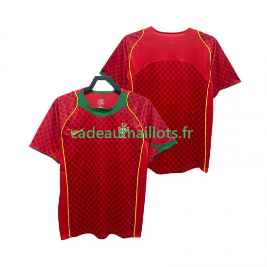 Portugal Maillot avec flocage Rétro Domicile 1999 ,Homme MC