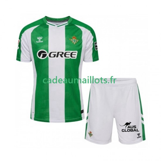 Real Betis Maillot avec flocage Domicile 2025-2026 ,Tenue Enfant MC