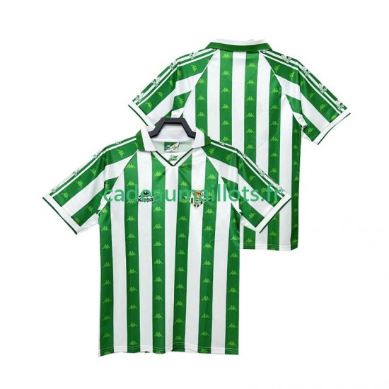 Real Betis Maillot avec flocage Rétro Domicile 1995 2004 ,Homme MC