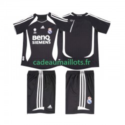 Real Madrid Maillot avec flocage Rétro Extérieur 2006 2007 ,Tenue Enfant MC