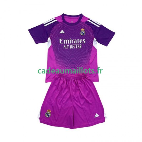 Real Madrid Maillot avec flocage Gardien Extérieur 2025-2026 ,Tenue Enfant MC Real Madrid Maillot avec flocage Gardien Extérieur 2025-2026 ,Tenue Enfant MC