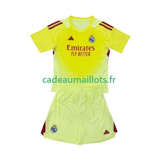 Real Madrid Maillot avec flocage Gardien 4ème 2025-2026 ,Tenue Enfant MC Real Madrid Maillot avec flocage Gardien 4ème 2025-2026 ,Tenue Enfant MC