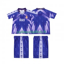 Real Madrid Maillot avec flocage - Rétro Extérieur 1996 2004 ,Tenue Enfant MC