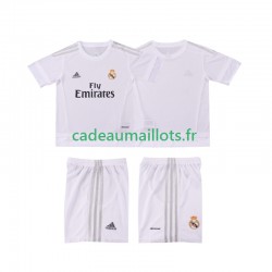 Real Madrid Maillot avec flocage Rétro Domicile 2015 2016 ,Tenue Enfant MC