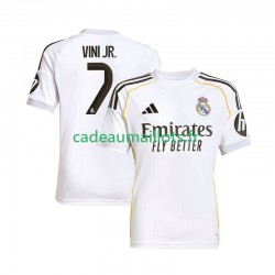 Real Madrid Maillot avec flocage Vinicius Junior 7 Domicile 2025-2026 ,Homme MC