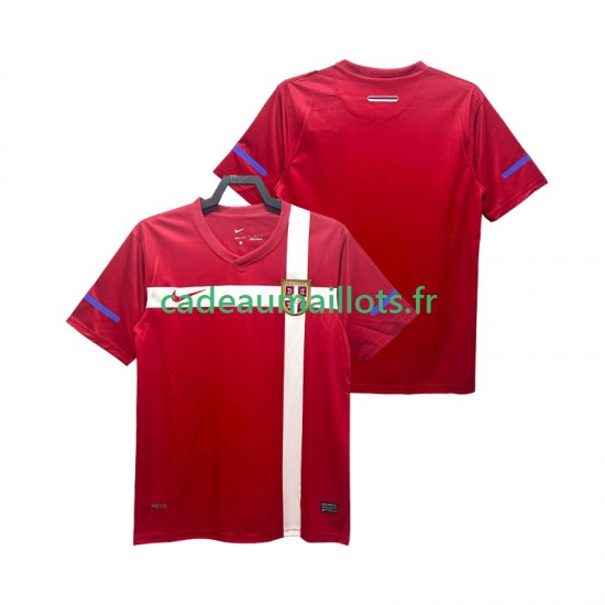 Serbie Maillot avec flocage Rétro Domicile 2010 ,Homme MC