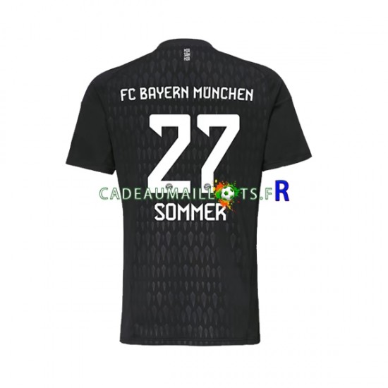 Bayern Munich Maillot avec flocage Yann Sommer 27 Gardien Domicile 2023-2024 ,Homme MC