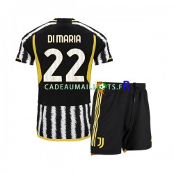 Juventus Maillot avec flocage Angel Di Maria 22 Domicile 2023-2024 ,Tenue Enfant MC