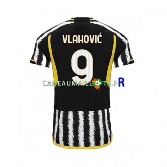 Juventus Maillot avec flocage Vlahovic 9 Domicile 2023-2024 ,Homme MC