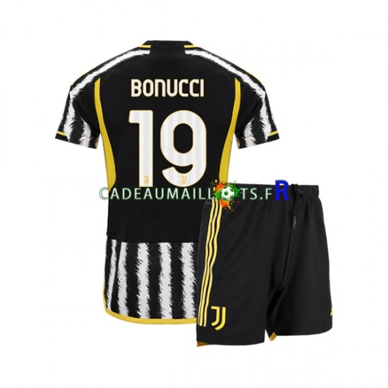 Juventus Maillot avec flocage Leonardo Bonucci 19 Domicile 2023-2024 ,Tenue Enfant MC