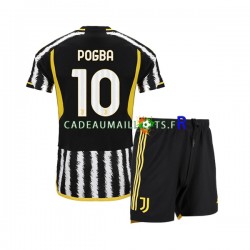 Juventus Maillot avec flocage Paul Pogba 10 Domicile 2023-2024 ,Tenue Enfant MC Juventus Maillot avec flocage Paul Pogba 10 Domicile 2023-2024 ,Tenue Enfant MC