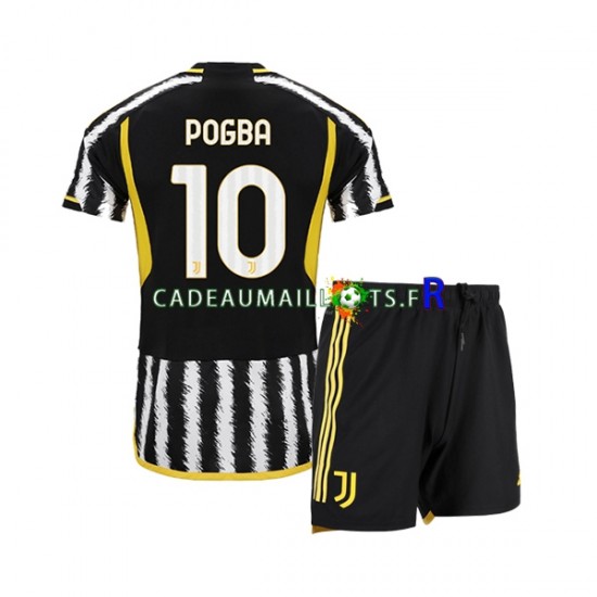 Juventus Maillot avec flocage Paul Pogba 10 Domicile 2023-2024 ,Tenue Enfant MC