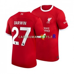 Liverpool Maillot avec flocage Darwin Nunez 27 Domicile 2023-2024 ,Homme MC