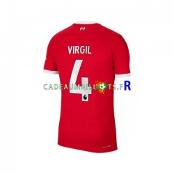 Liverpool Maillot avec flocage Virgil van Dijk 4 Domicile 2023-2024 ,Homme MC