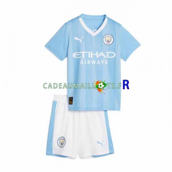 Manchester City Maillot avec flocage Domicile 2023-2024 ,Tenue Enfant MC