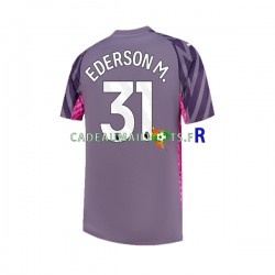 Manchester City Maillot avec flocage Ederson Moraes 31 Gardien Extérieur 2023-2024 ,Homme MC