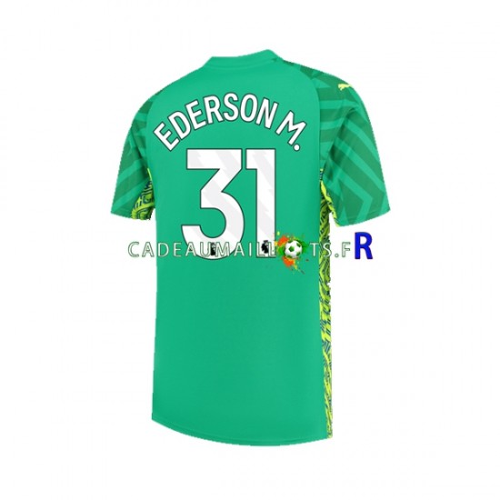 Manchester City Maillot avec flocage Ederson Moraes 31 Gardien Domicile 2023-2024 ,Homme MC