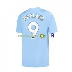 Manchester City Maillot avec flocage Haaland 9 Domicile 2023-2024 ,Homme MC