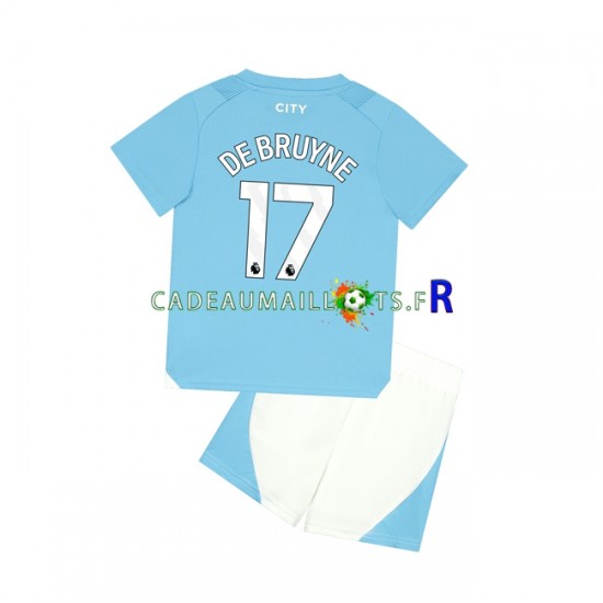 Manchester City Maillot avec flocage Kevin De Bruyne 17 Domicile 2023-2024 ,Tenue Enfant MC