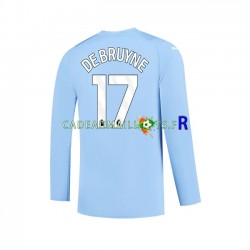 Manchester City Maillot avec flocage Kevin De Bruyne 17 Domicile 2023-2024 ,Homme ML