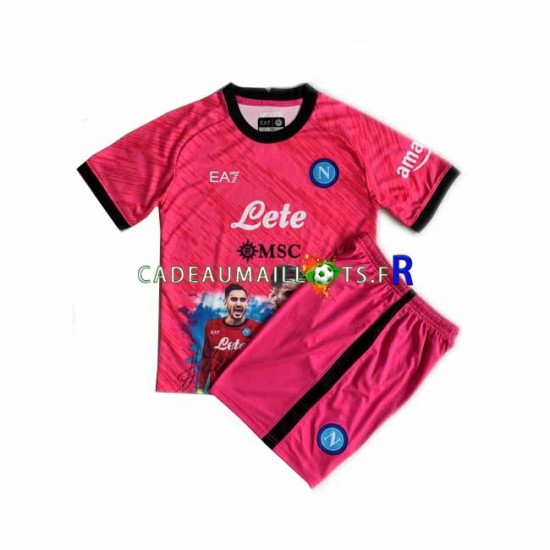 Naples Maillot avec flocage Face Game Alex Meret 1 Gardien Domicile 2022-2023 ,Tenue Enfant MC