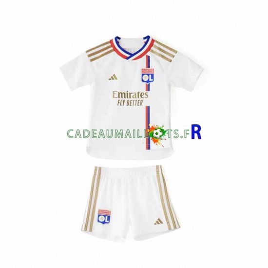 Olympique Lyonnais Maillot avec flocage Domicile 2023-2024 ,Tenue Enfant MC